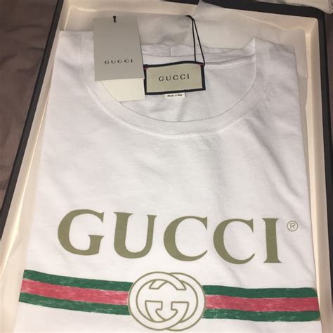 replica gucci t shirt free shipping|how to check gucci t shirt.